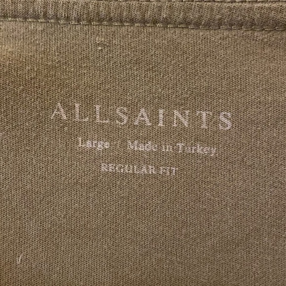 Green AllSaints T-Shirt - Picture 5 of 5